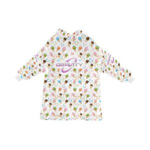 Ice Cream Hoodie Blanket Hoodie for Women